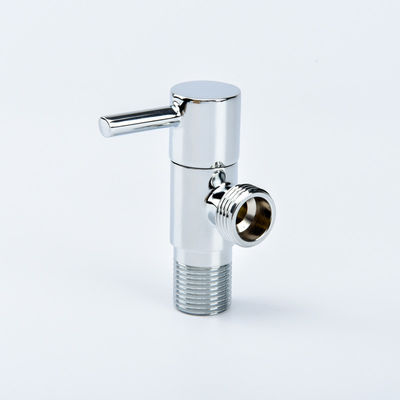 คุณภาพ ครัวกลมจับ 135g 0.2Mpa ทองเหลืองวาล์วมุม โรงงาน
